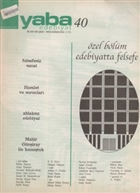 Yaba Edebiyat Dergisi Say: 40 Yaba Yaynlar
