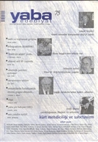 Yaba Edebiyat Dergisi Say: 75 Yaba Yaynlar