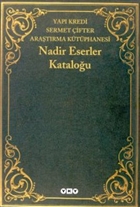 Nadir Eserler Katalou Yap Kredi Sermet ifter Aratrma Ktphanesi Yap Kredi Yaynlar