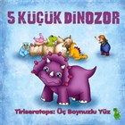 5 Kk Dinozor - Tiriseratops:  Boynuzlu Yz Yeil Dinozor