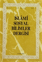 slami Sosyal Bilimler Dergisi Cilt: 2 Say: 3 nklab Yaynlar
