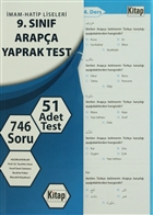 mam-Hatip Liseleri 9. Snf Arapa Yaprak Test Kitap Dnyas