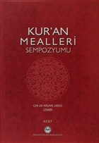 Kuran Mealleri Sempozyumu (2 Cilt Takm) Diyanet leri Bakanl