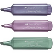 Faber-Castell Fosforlu 3l Kalem Seti Metalik Renkler.