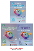 Limit Yaynlar 8.Snf Deneme Seti Trke Matematik Fen Bilimleri 3 Kitap