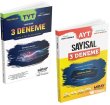 TYT Tm Dersler Yeni Nesil 3 Deneme + AYT Saysal 3 Deneme Miray Yaynlar