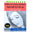 Eskiz ve izim Defteri Spiralli 60 Sayfa A3 80gr